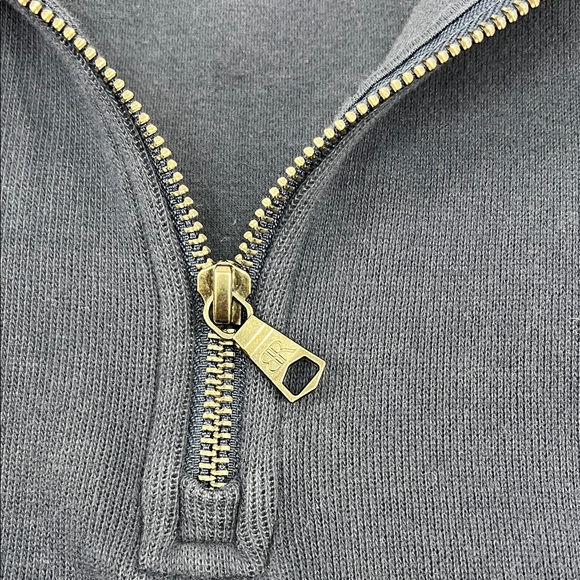 Banana Republic Men's Blue Half-Zip Sweater - Picture 3 of 6